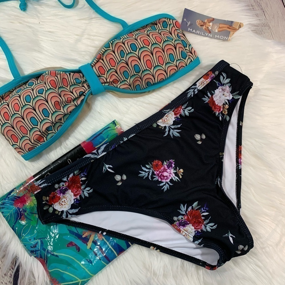 Bundle Marilyn Monroe Bikini Top and Cupshe Bottom
